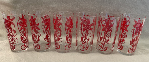 Vintage federal red floral - federal,