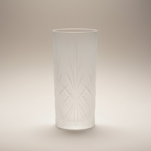 White textured highball - white,